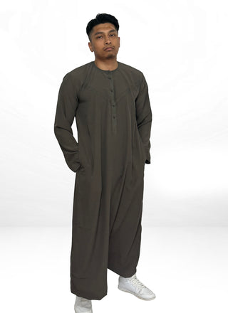 Khaki Green Emirati Thobe