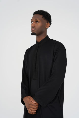 Jet Black Kaftan