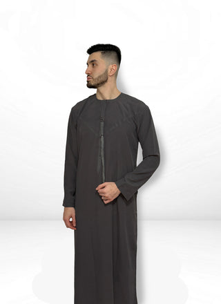 Charcoal Grey Emirati Thobe